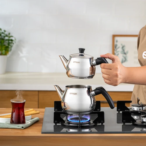 Emsan Ajda Mini Çaydanlık Takımı 0,75-1,5 lt 