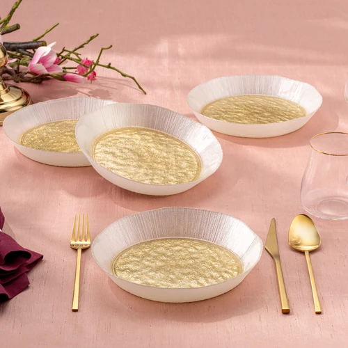 Emsan Golden 4 Parça Cam Dik Kase 21 cm