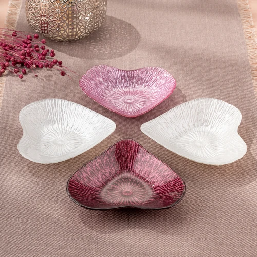 Emsan Amore 4 Parça Cam Kase 16 cm
