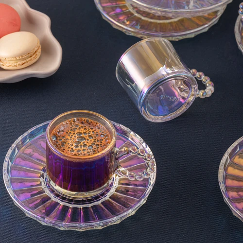 Emsan Muhabbet 100 ml 6'lı Kahve Fincan Takımı