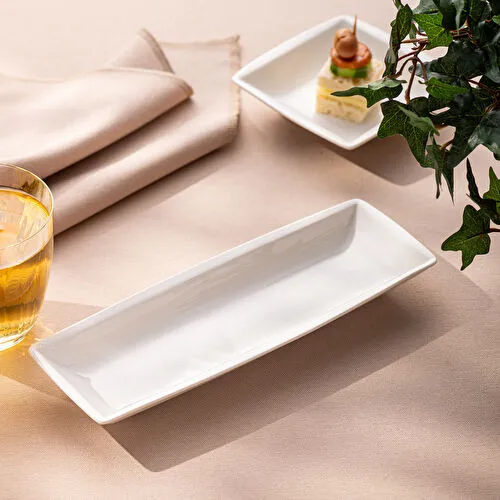 Emsan Pamukkale Dikdörtgen Kayık Tabak 25 cm