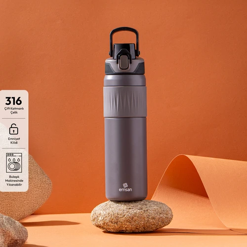 Emsan Sportline Termos Grey 700 ml