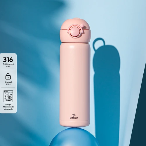 Emsan Terry Termos Pink 500 ml