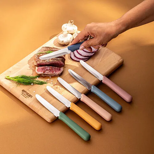Emsan Rustik 6'lı Steak Bıçak Seti