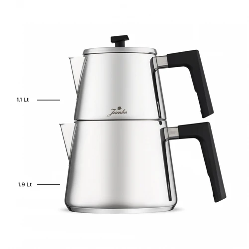 Jumbo Dynamic Steel Çaydanlık