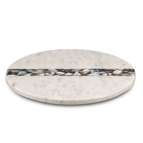 Jumbo Romano Mermer Servislik 14 x 14 x 1,76 cm Beyaz