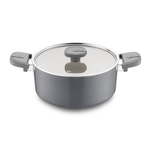 Jumbo Swiss Crystal 7 Parça Tencere Seti Grey