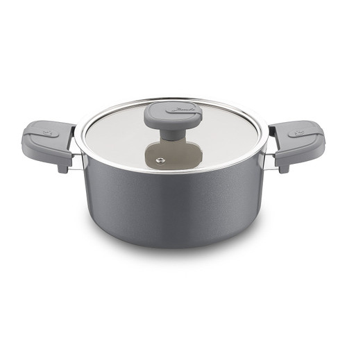 Jumbo Swiss Crystal 5 Parça Tencere Seti Grey