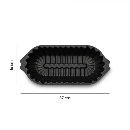 Jumbo Shark Ceramic Black Baton Kek Kalıbı