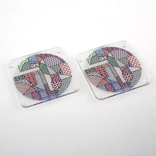 Jumbo X İstanbul Modern Nevin Aladağ Parıldayan Renkler - Coaster 2'li