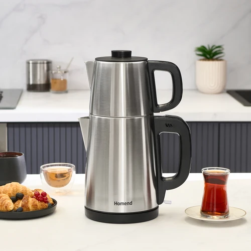 Homend Royaltea 1728H Çelik Çay Makinesi Inox