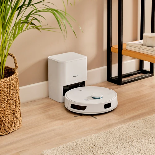 Homend Alex Laser Power 1289H Otomatik Boşaltım Sistemli Yeni Nesil Moplu 5 KPA Robot Süpürge Beyaz