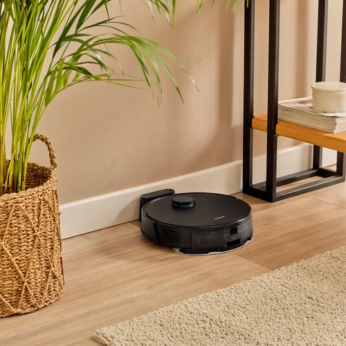 Homend Alex Laser 1291H Moplu ve Haritalamalı Akıllı 5 Kpa Robot Süpürge Siyah