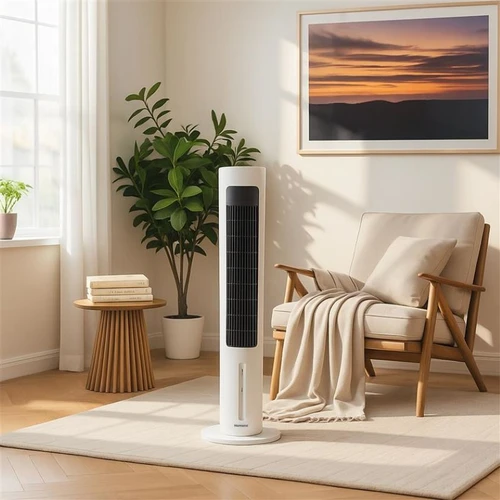 Homend Fanomen 9011H Uzaktan Kumandalı Soğuk Su ve Buz Hazneli Kule Tipi Vantilatör 60W