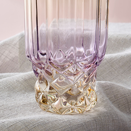 Karaca Royal Bone Diana 25 Parça Bardak Seti Mor