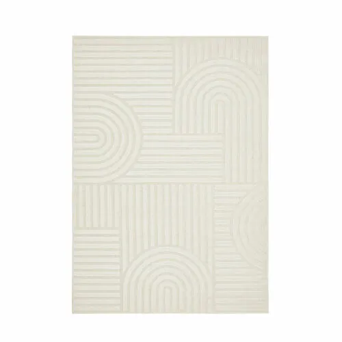 Kaşmir Halı 7/24 İskandinav Thor Beyaz 50x80 cm