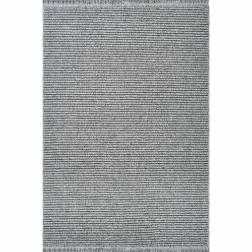 Kaşmir Halı Kilim/Jüt Assos V2 Gri 100x300 cm