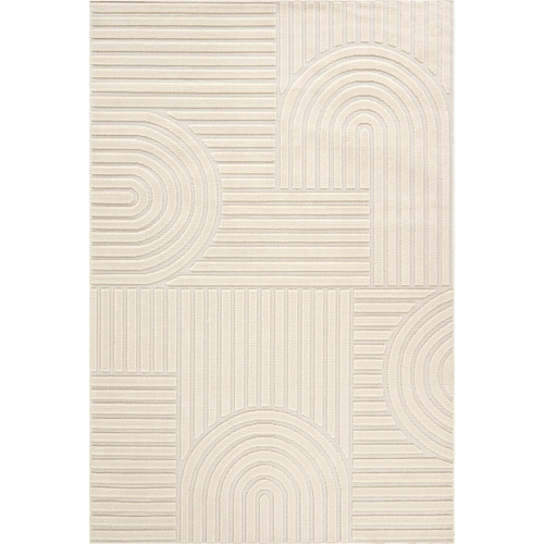 Kaşmir Halı İskandinav Rune White 100x300 cm