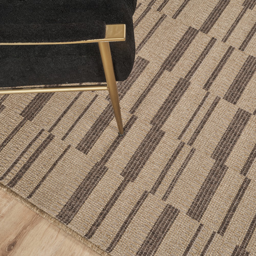 Kaşmir Halı Kilim Jüt Ravon Brown 80x300 cm