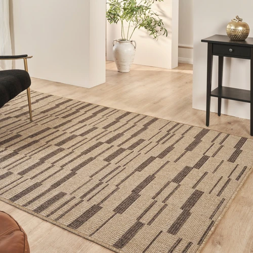 Kaşmir Halı Kilim Jüt Ravon Brown 160x230 cm