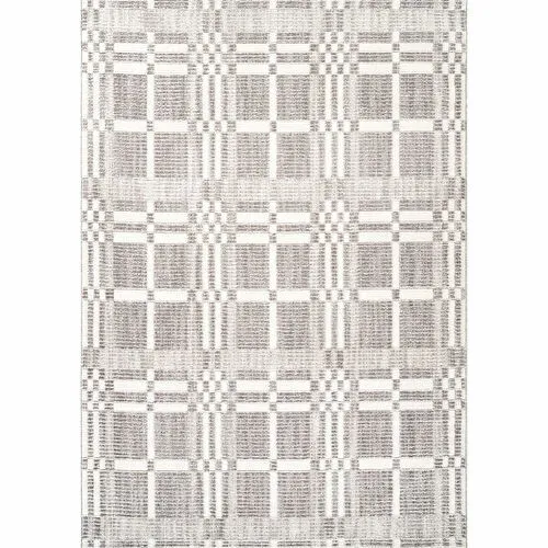  Kaşmir Halı 7/24 İskandinav Velar Gri 50x80 cm