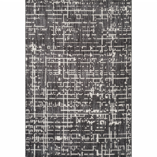 Kaşmir Halı 7/24 İskandinav Sten Antrasit 100x300 cm