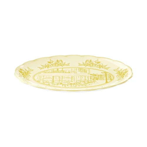 Guzzini Josephine Servis Tabağı Large 51x38 cm Sarı