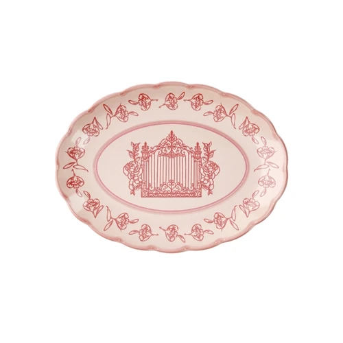 Guzzini Josephine Servis Tabağı Small 36x27 cm Pembe