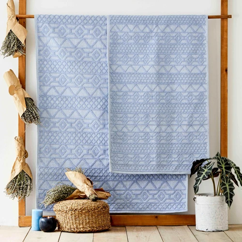 Karaca Home Lyric Mavi Kilim 80x150 cm