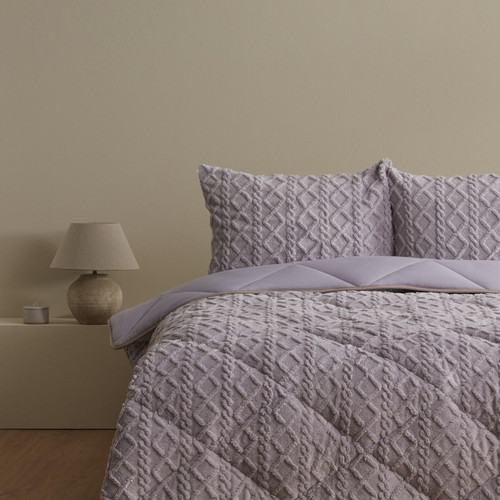 Sarah Anderson Softy Tek Kişilik Comfort Set Lila