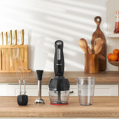 Homend Handmaid 1909H Blender Set Siyah Kırmızı