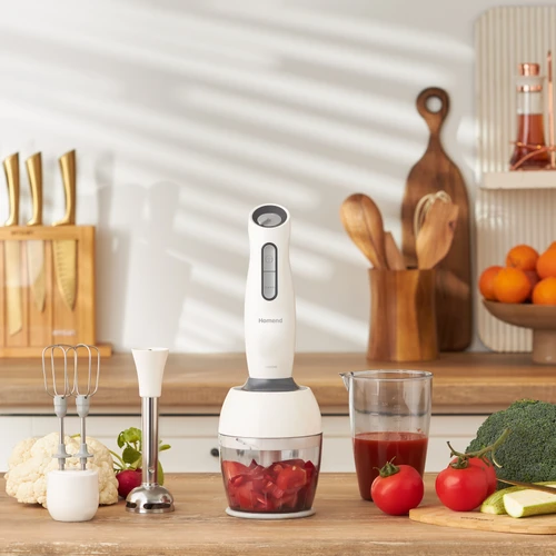 Homend Handmaid 1907H Blender Set Krem Gri