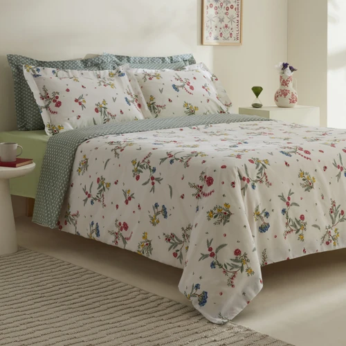 Karaca Home Dina %100 Pamuk Çift Kişilik Nevresim Takımı Multicolor