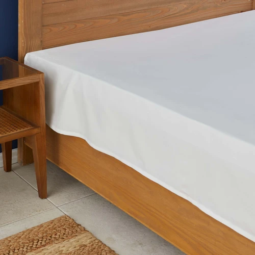Nautica Home Beyaz %100 Pamuk Çift Kişilik Çarşaf