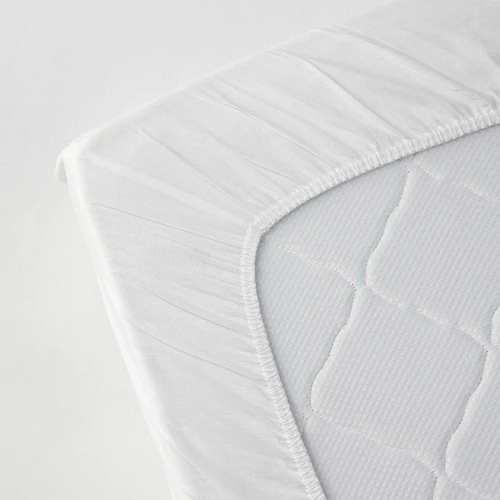 Nautica Home Beyaz %100 Pamuk Tek Kişilik Fitted/Lastikli Çarşaf