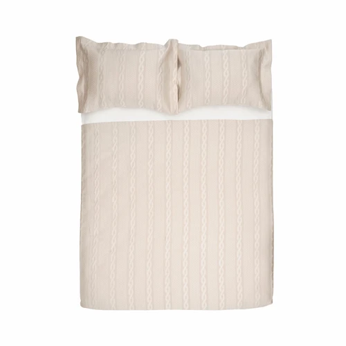 Nautica Home Rope Çift Kişilik Yatak Örtüsü Seti Beige 