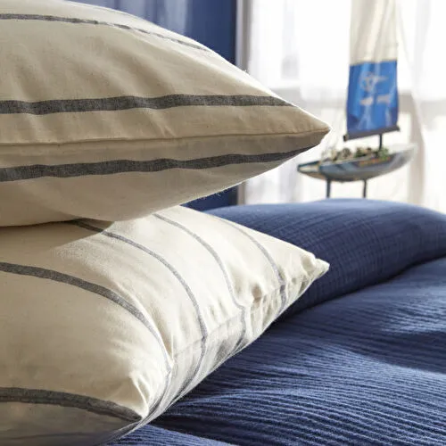 Nautica Home Darrel Tek Kişilik Pike Takımı Lacivert