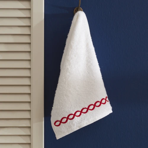 Nautica Home Billow Red Yüz Havlusu 50x90 cm