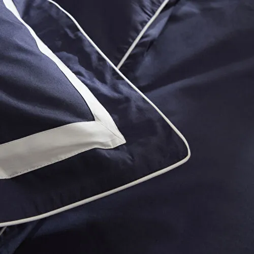 Nautica Home Troy Percale Çift Kişilik Nevresim Takımı Navy 