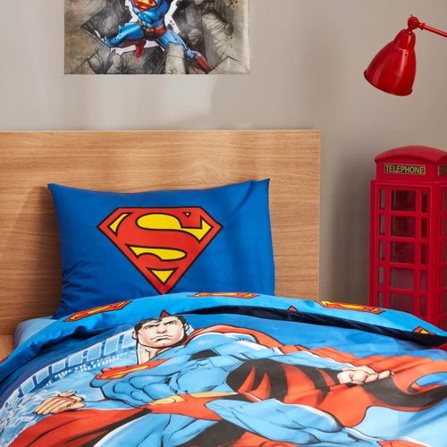  Karaca Home Superman by Krypton Tek Kişilik Nevresim Takımı