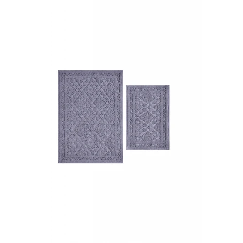 Kaşmir Home Vilma İkili Paspas Gri 60x90 cm-40x60 cm