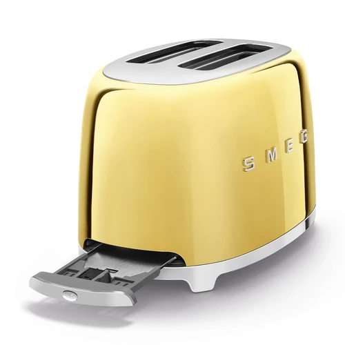 Smeg 2x1 Ekmek Kızartma TSF01GOEU Gold