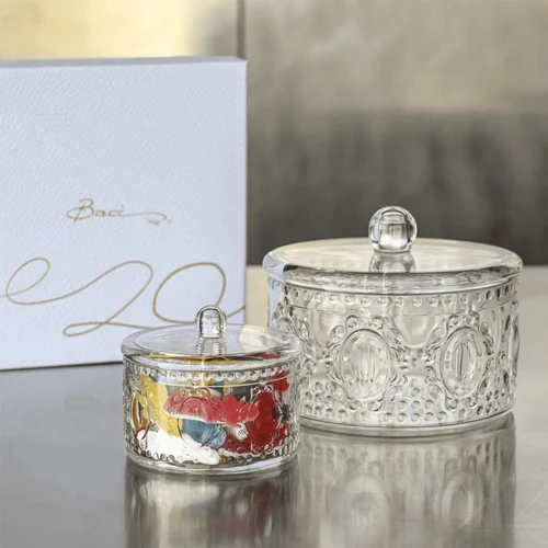 Baci Milano Baroque Rock Cake Mini Kavanoz Şeffaf