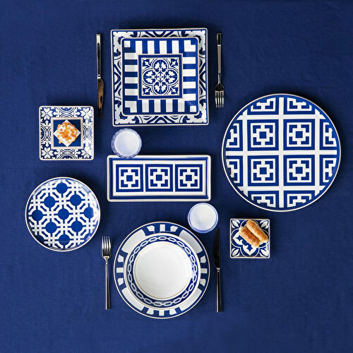 Baci Milano Infinity Porselen Kek Sunum Tabağı 32 cm