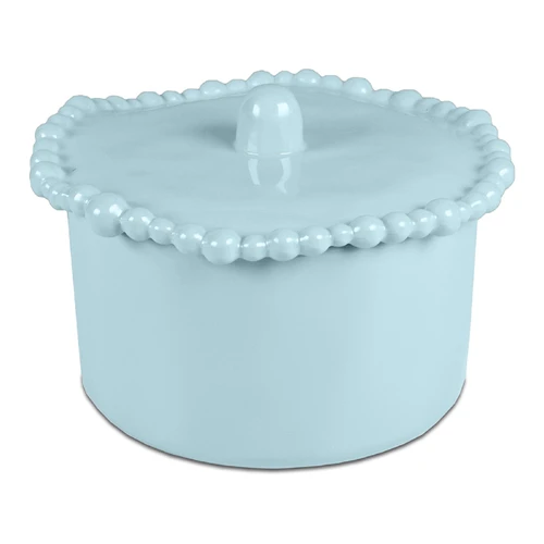 Baci Milano Joke Table Kitchen Melamin Bisküvi Kavanozu 14 cm x 21 cm Aqua