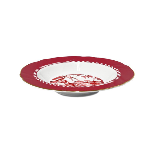 Baci Milano Le Rouge Porselen Çorba Tabağı 21 cm
