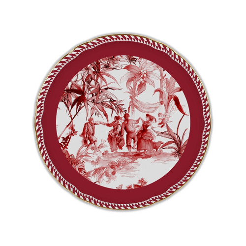 Baci Milano Le Rouge Porselen Kek Tabağı 31 cm