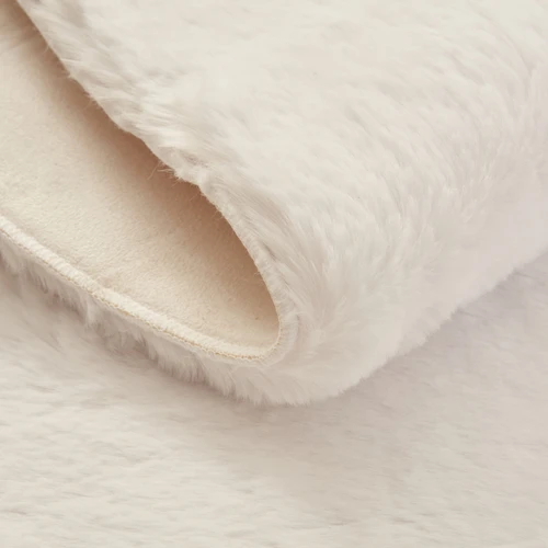 Kaşmir Halı 7/24 Cosy Premium Beyaz 120x120 cm