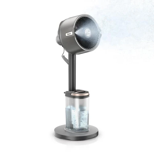 Shark FlexBreeze ProMist Taşınabilir Buharlı Fan İç ve Dış Mekan Uyumlu, Siyah