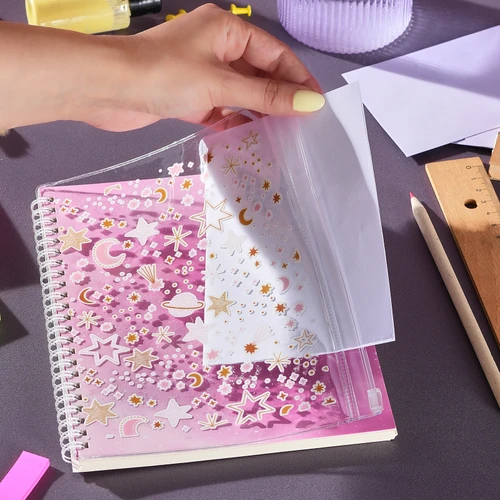 Karaca Container Space Çizgili 50 Yaprak Çanta Kapak Defter 